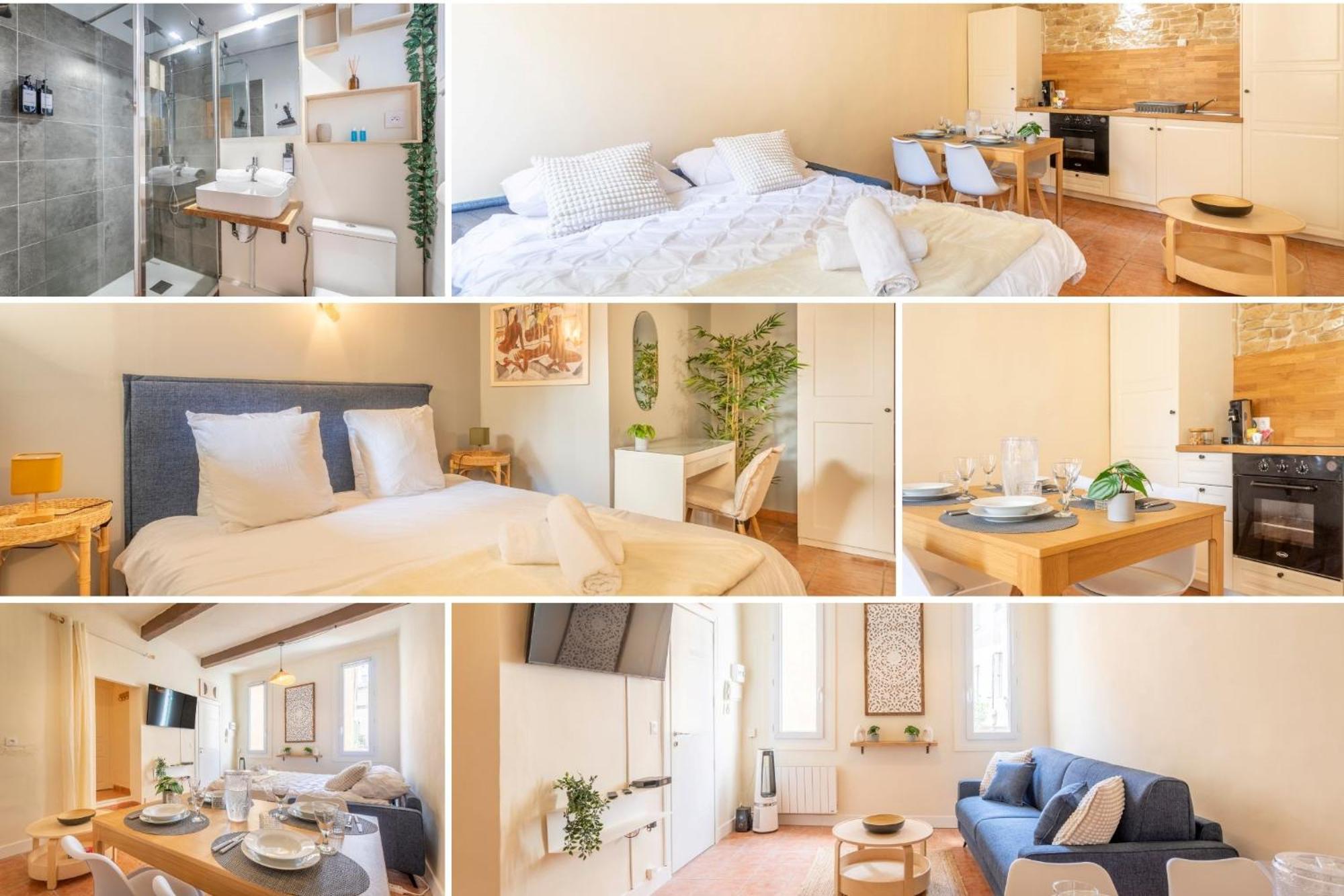 Le Petit Saint Esprit - Centre Ville - Calme - Lumineux - Fibre Экс-ан-Прованс Экстерьер фото